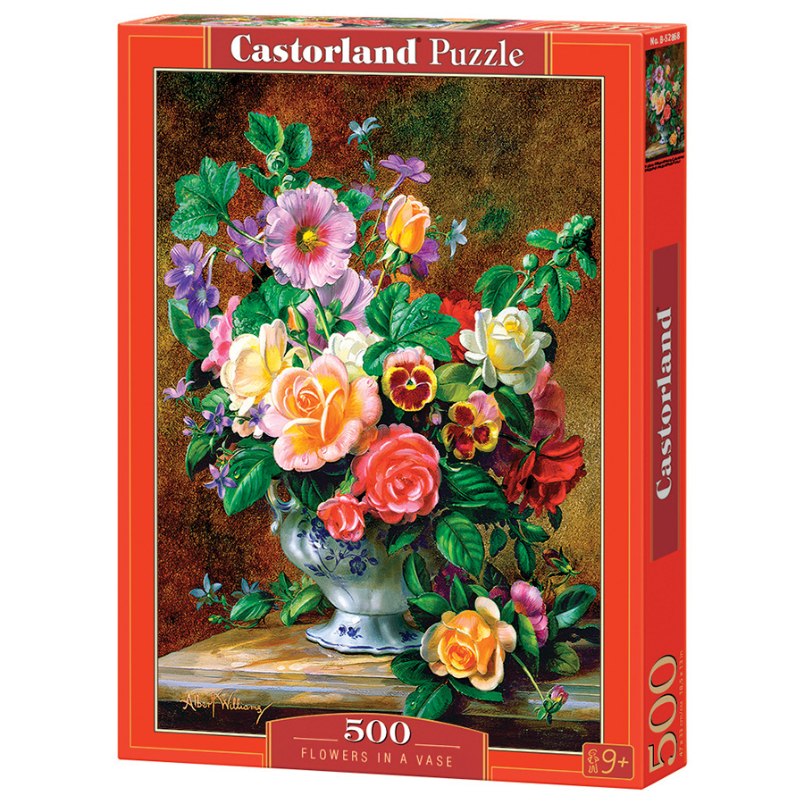 puzzle - Fiori in vaso - 500 pezzi - Castorland