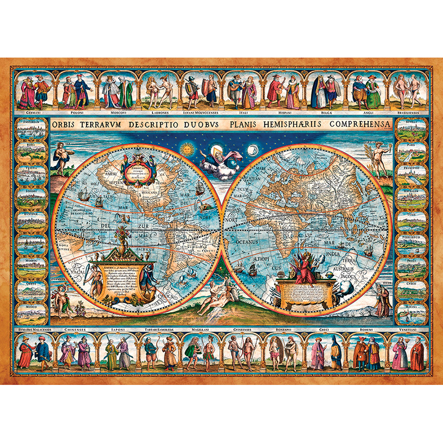 Puzzle «Mappa del mondo», 3000 pezzi