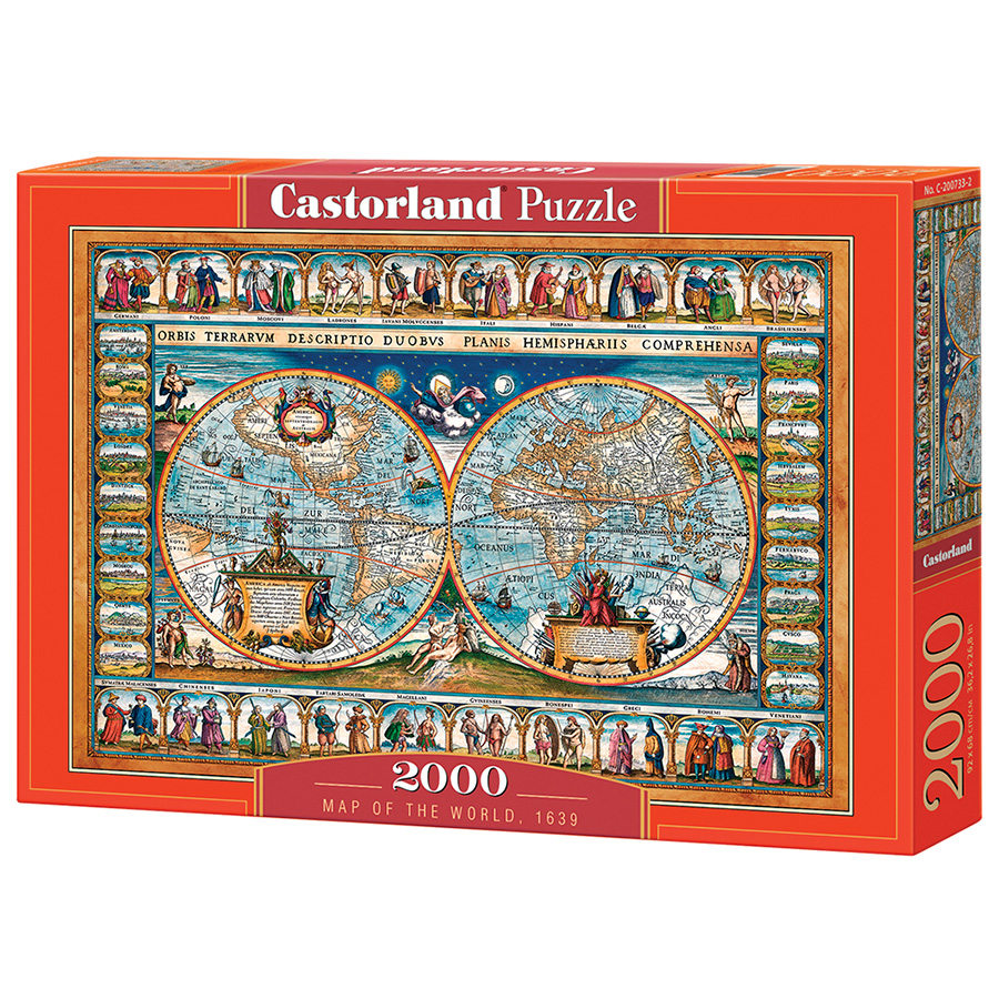 Puzzle «Mappa del mondo», 3000 pezzi