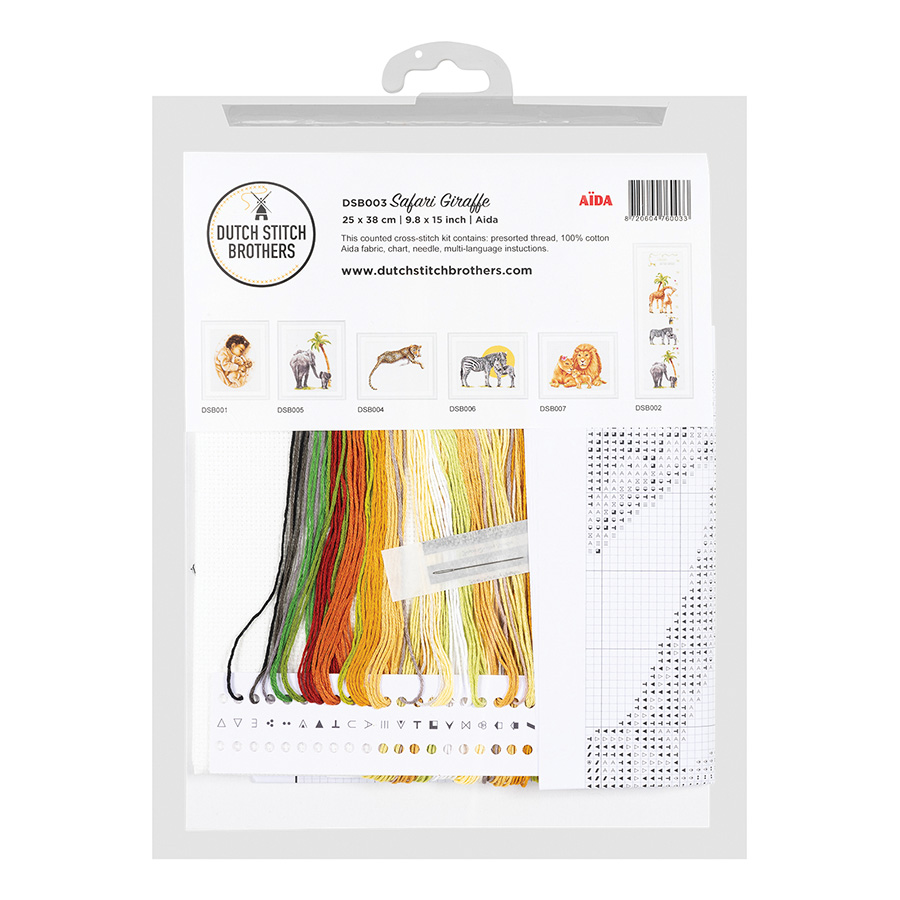 Kit uncinetto con scatola regalo - Arazzo giraffa - DMC per 38,75 €