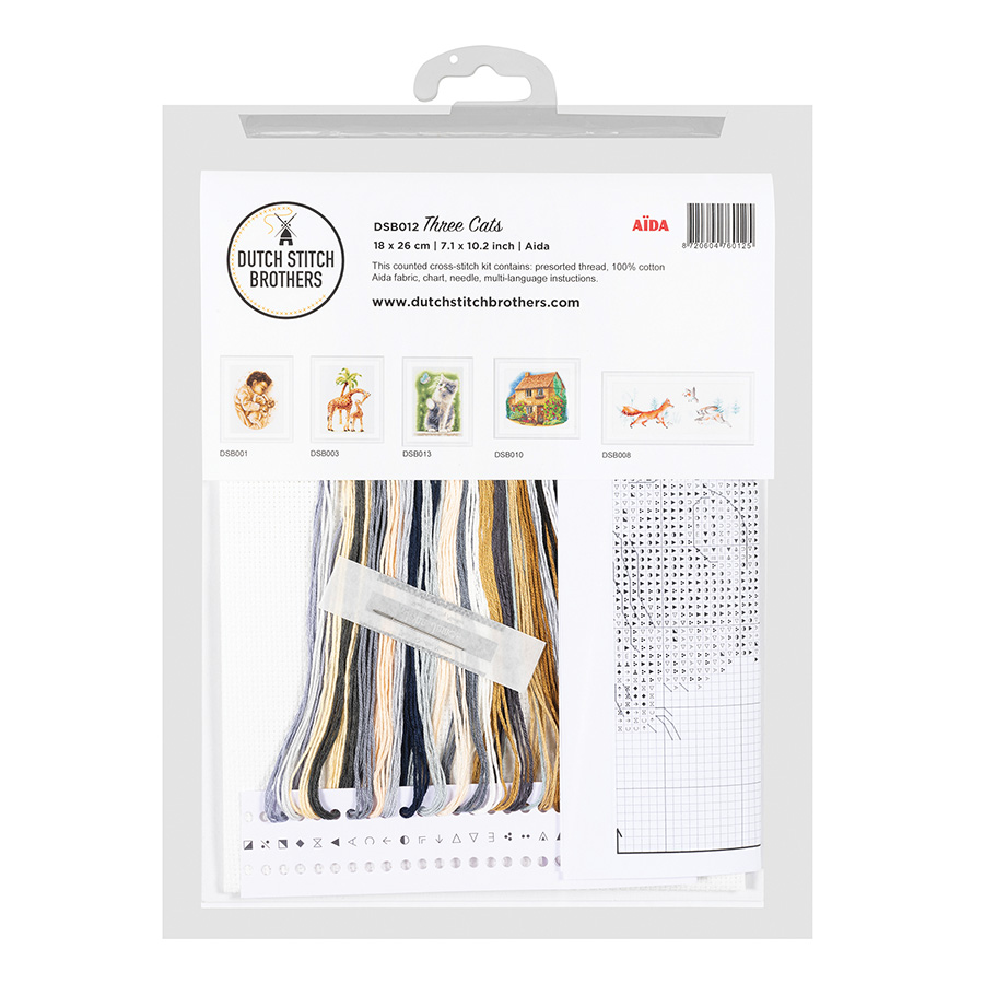 kit ricamo a punto croce Dutch Stitch Brothers Elfi di Natale 2