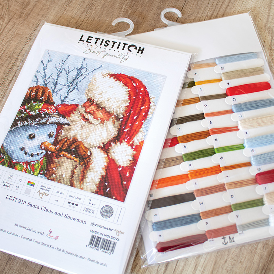 Kit punto croce Letistitch Miracolo di Natale, contato, fai da te,  29x30cm, € 56,89