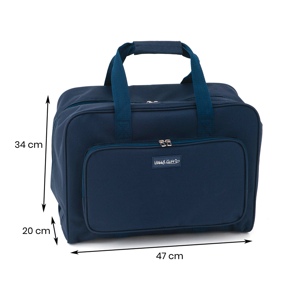 Borsa per macchina da cucire - Borsa blu navy - Hobby Gift