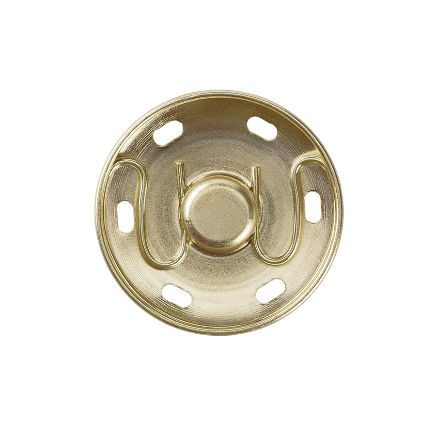 Bottoni a pressione in metallo oro Prym 15 mm
