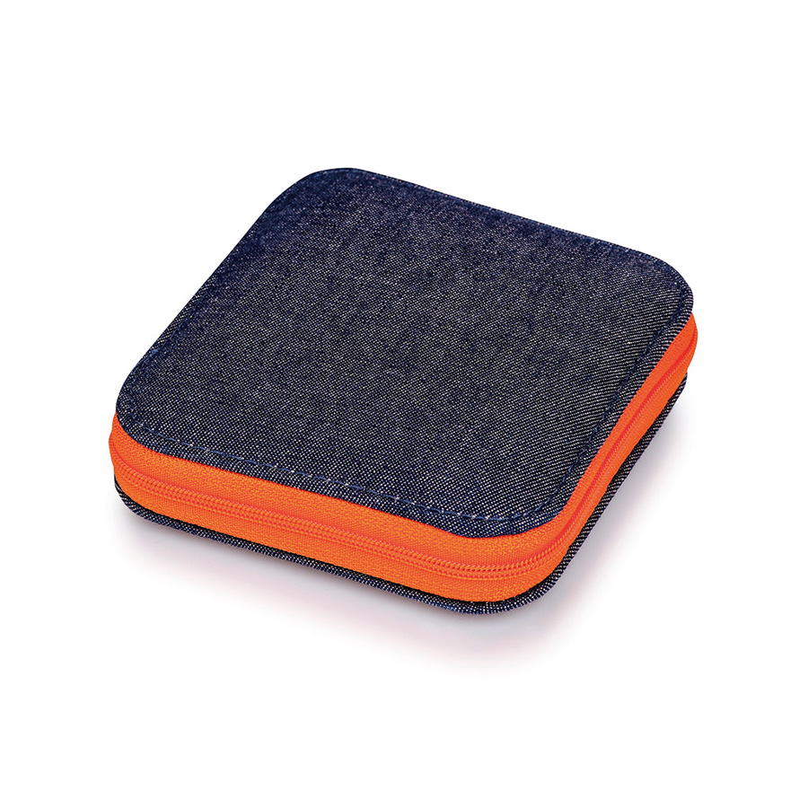 Kit da cucito - Kit da viaggio - blu jeans/arancione - Prym