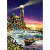 puzzle - Art Puzzle - Faro al tramonto - 500 pezzi