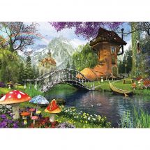 puzzle - Art Puzzle - La casa delle scarpe - 1000 pezzi