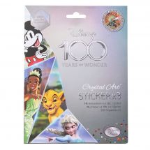 Adesivo da ricamo Diamante - Crystal Art D.I.Y - Confezione da 3 adesivi 100 anni di Disney