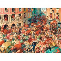 puzzle - Castorland - Corsa dei tori - 3000 pezzi