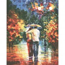 kit ricamo a punto croce - Toison d'or - Passeggiata romantica di L. Afremov