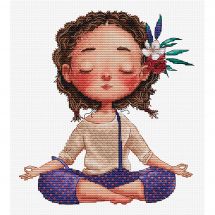 kit ricamo a punto croce - Hobby Jobby - Meditazione 2