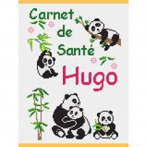 Kit per la copertina del libro a ricamo - Princesse - Panda