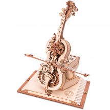 Puzzle meccanico in legno 3D - ROKR - Carillon - Magia del violoncello