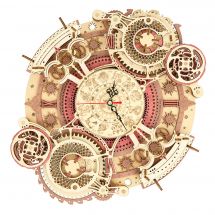 Puzzle meccanico in legno 3D - ROKR - Orologio astrologico da parete