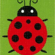 Kit di tela per bambini - Vervaco - Coccinella