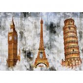 puzzle - Art Puzzle - Tre città, tre torri - 1000 pezzi