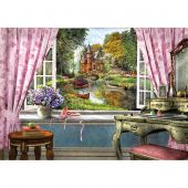 puzzle - Art Puzzle - Il castello fuori dalla mia finestra - 1500 pezzi