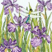 kit ricamo a punto croce - Bothy Threads - Giardino dell'Iris