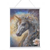 Banner a diamante - Crystal Art D.I.Y - Unicorno cosmico