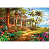 puzzle - Castorland - Casa con palme - 1500 pezzi