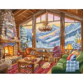 kit ricamo a punto croce - Letistitch - Chalet di inverno