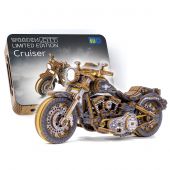 Puzzle meccanico in legno 3D - Wooden City - Motorbike Cruiser