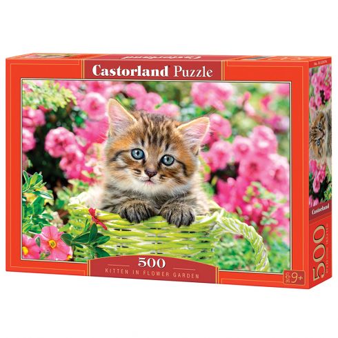 RAVENSBURGER 16993 PUZZLES 500 PEZZI GATTINI E ROSE