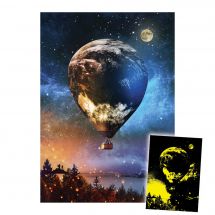 puzzle - Art Puzzle - Viaggio nella luna - 1000 pezzi