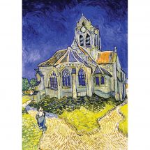 puzzle - Art Puzzle - La chiesa di Auvers sur Oise - 1000 pezzi