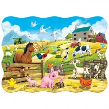 puzzle per bambini - Castorland - Animali della fattoria - 30 pezzi