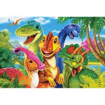 puzzle per bambini - Castorland - Dinosauro selfie - 40 pezzi