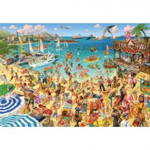 puzzle - Castorland - Divertimento in spiaggia - 1000 pezzi